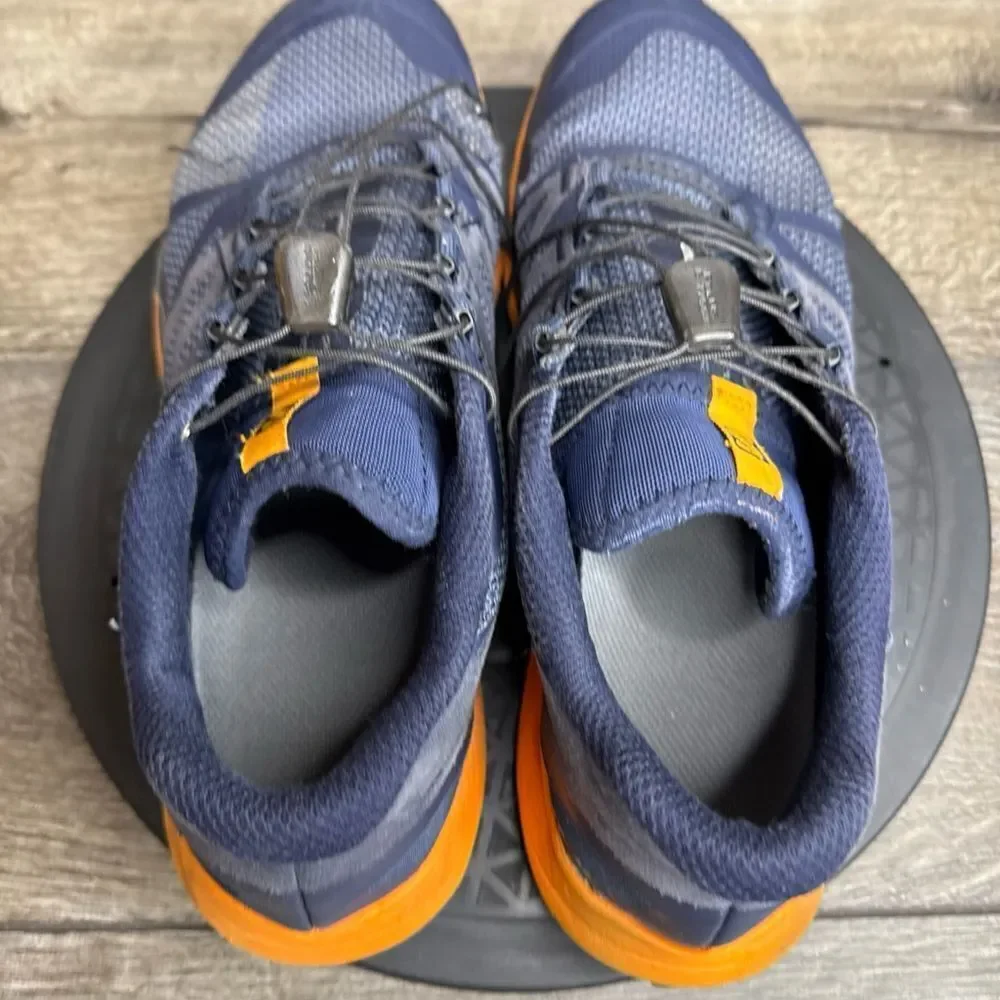 Salomon Sense Ride Athletic Trail Hiking Sneakers Shoes Blue/Orange Men’s Sz 9.5
